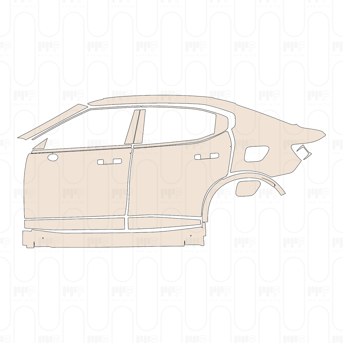 Pre-Cut PPF Polestar 2 2024