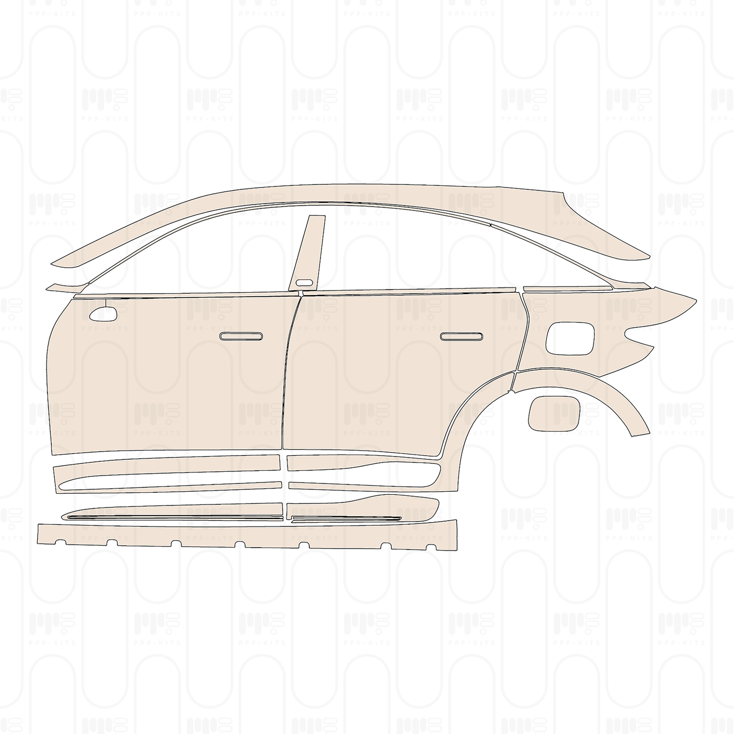 Pre-Cut PPF Smart #3 Brabus 2024