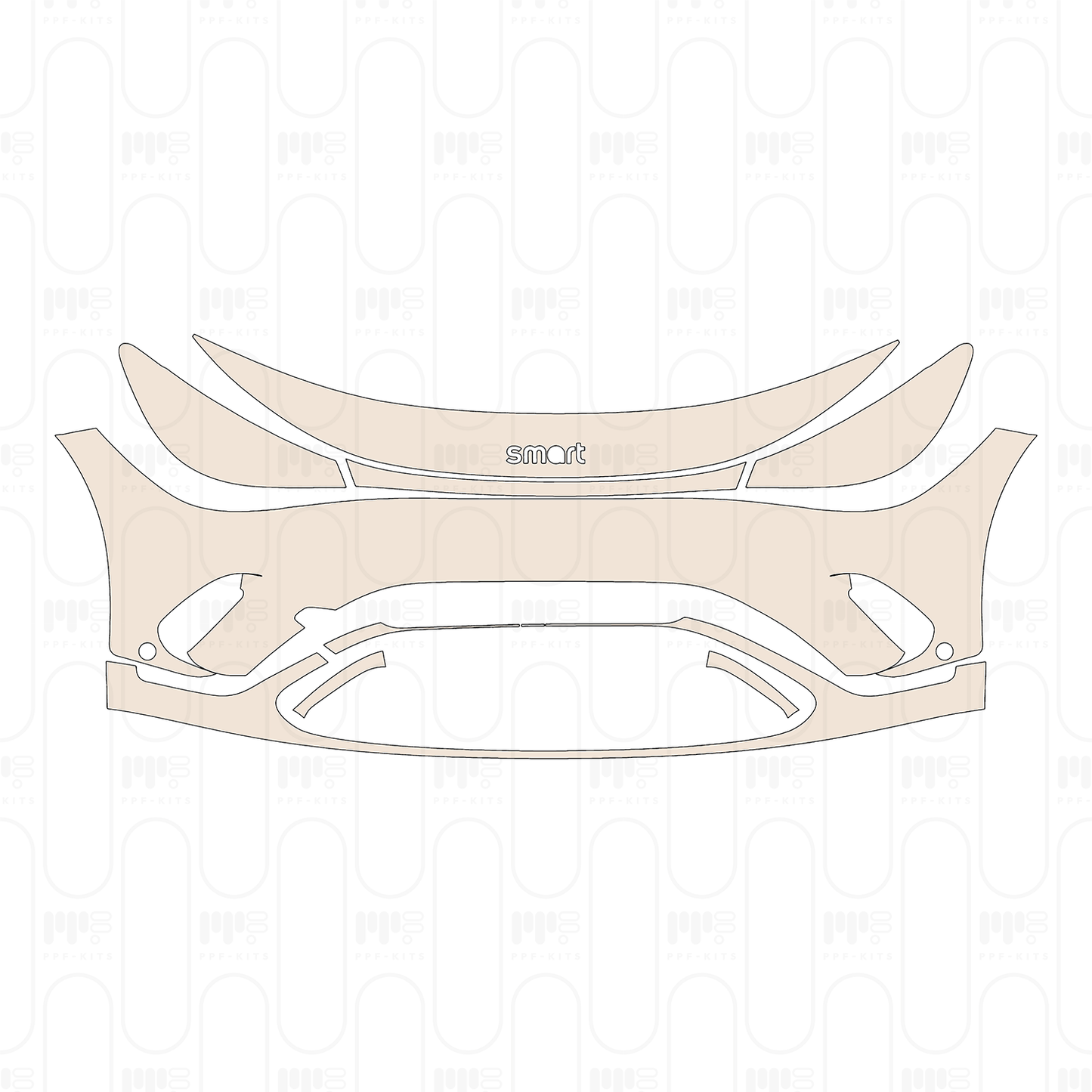 Pre-Cut PPF Smart #3 Base 2024