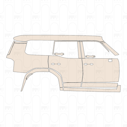 Pre-Cut PPF Toyota Prado Base 2024