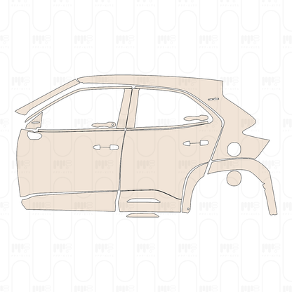 Pre-Cut PPF Toyota Yaris Cross Premiere 2024