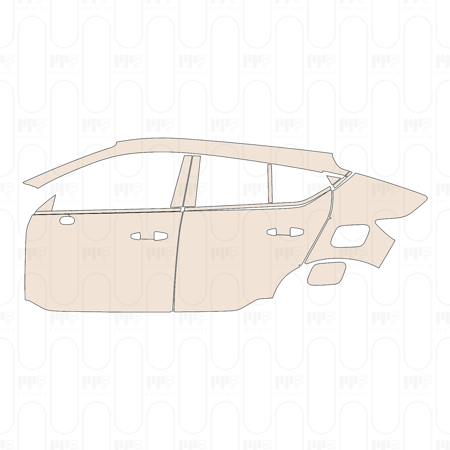 Pre-Cut PPF Volvo C40 Recharge Ultimate 2024