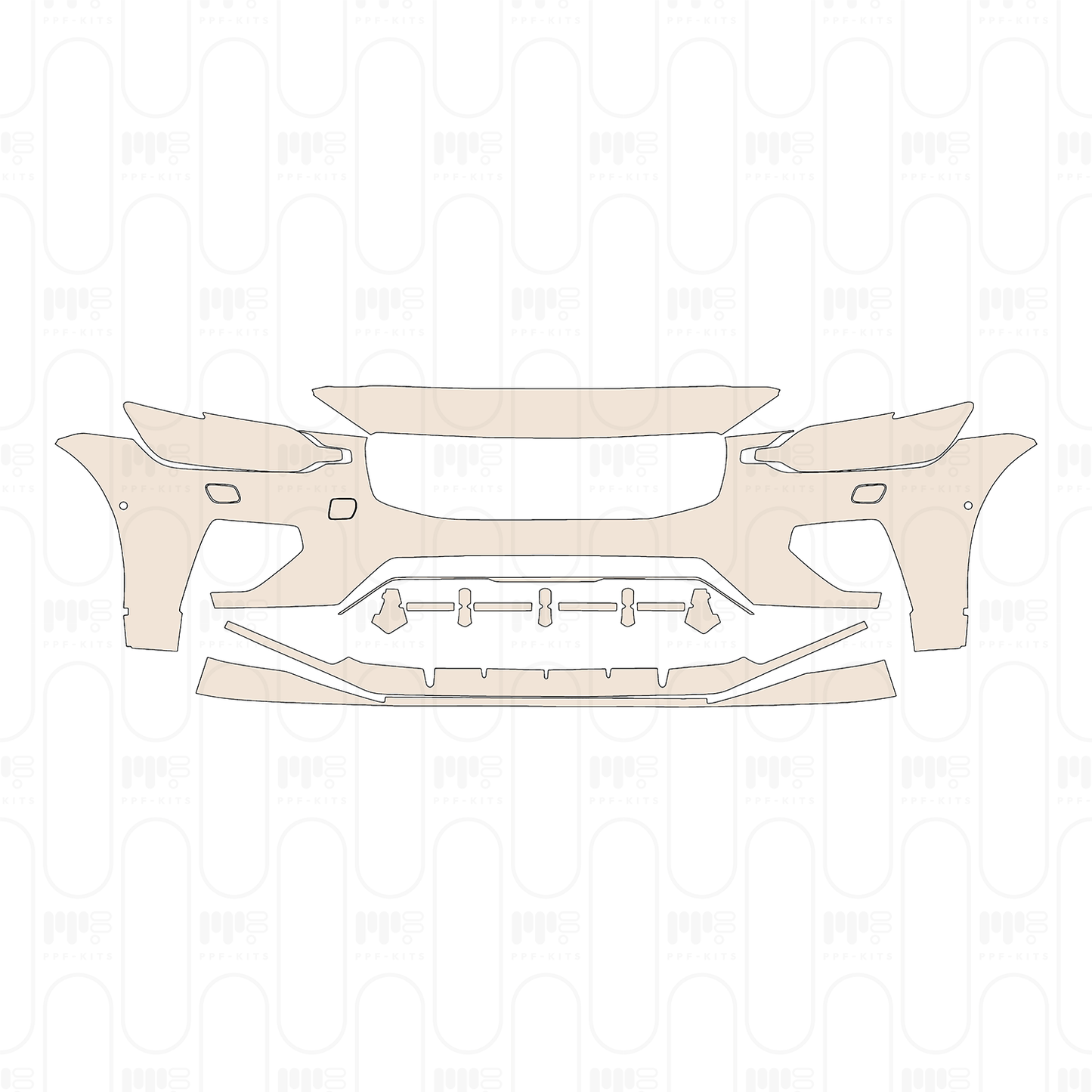 Pre-Cut PPF Volvo S60 R-Design 2024