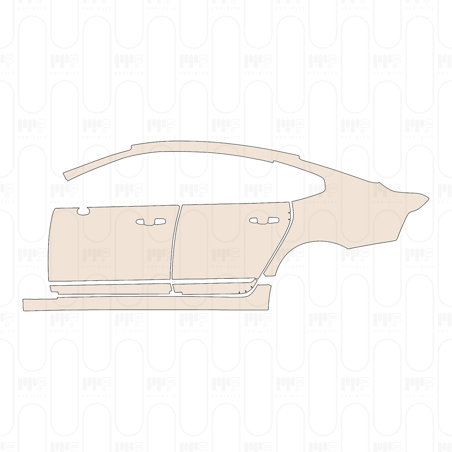 Pre-Cut PPF Volvo S90 Recharge Standard Wheelbase Inscription 2024