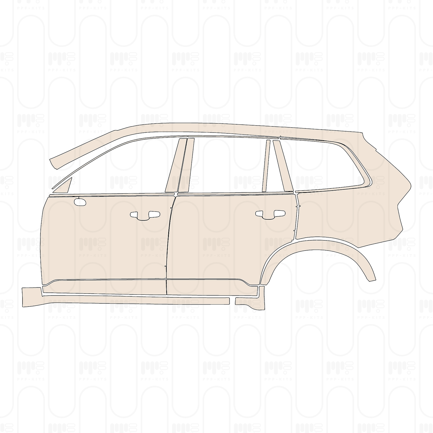 Pre-Cut PPF Volvo XC90 Momentum 2024