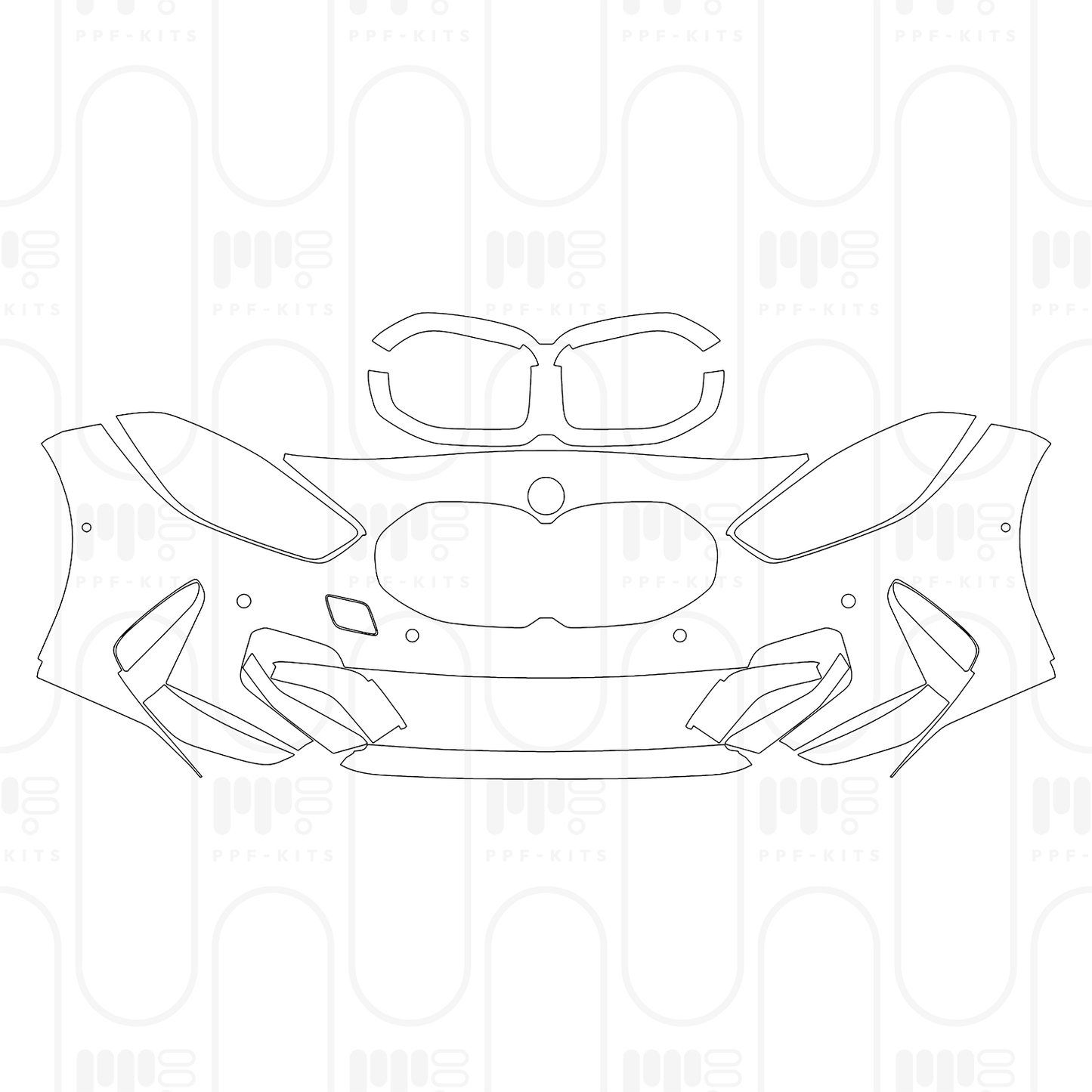 Pre-Cut PPF BMW 1 Series 5-door Sports Hatch M Sport 2024