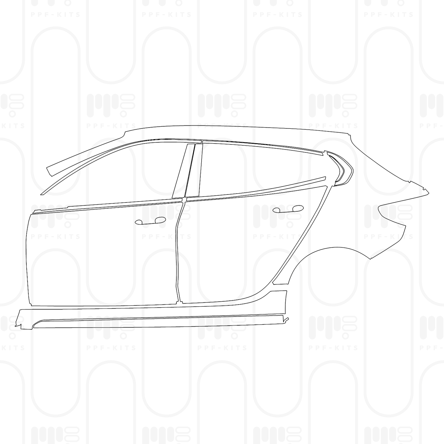 Pre-Cut PPF BMW 1 Series 5-door Sports Hatch M Sport 2024