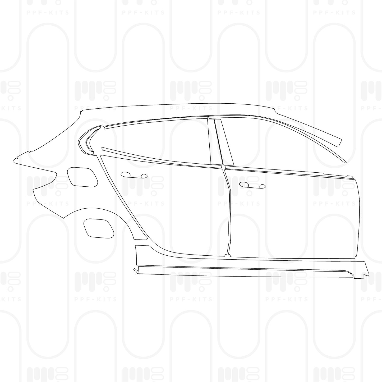 Pre-Cut PPF BMW 1 Series 5-door Sports Hatch M Sport 2024