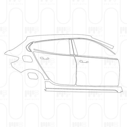 Pre-Cut PPF BMW 1 Series 5-door Sports Hatch M Sport 2024