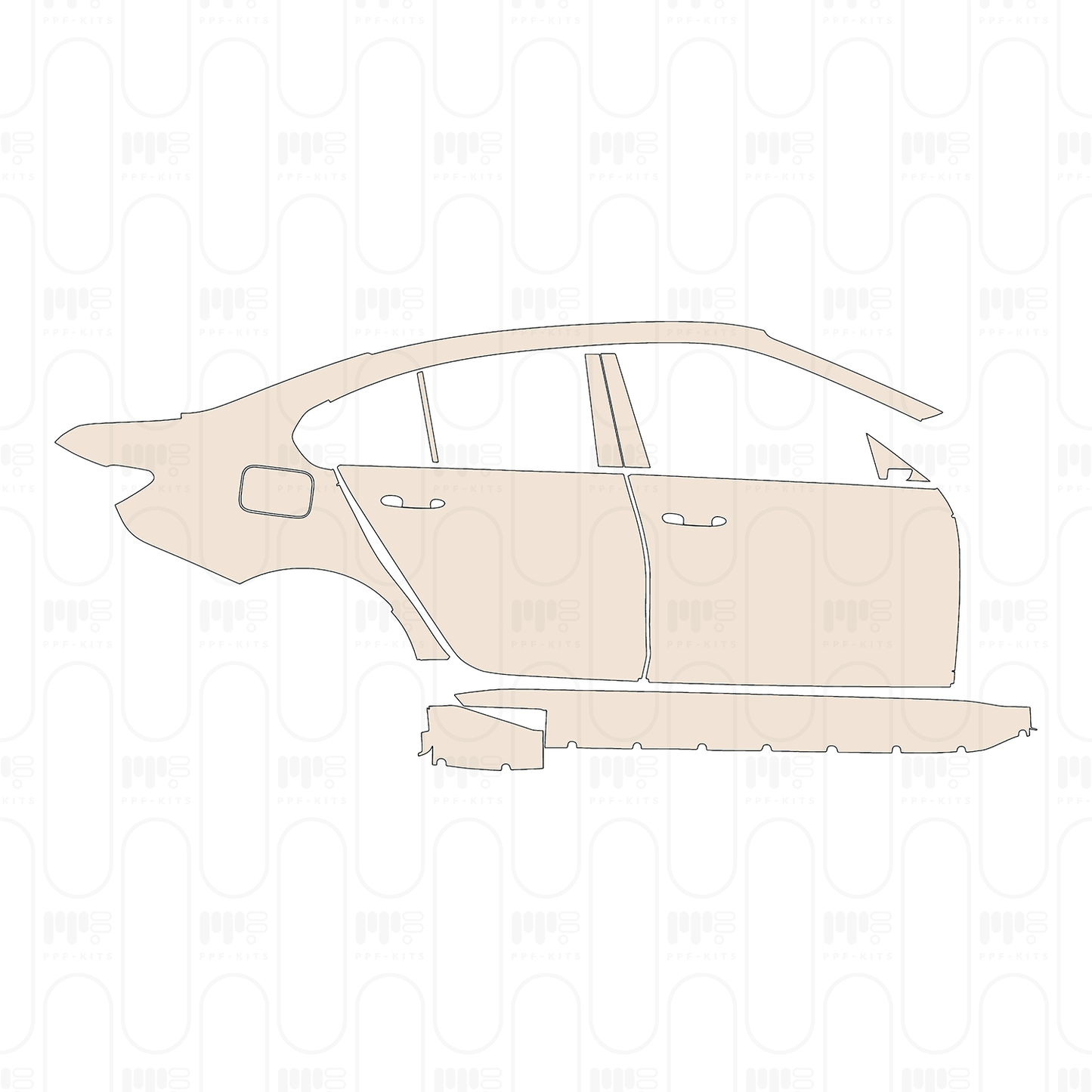 Pre-Cut PPF BMW 3 Series Sedan M3 2025