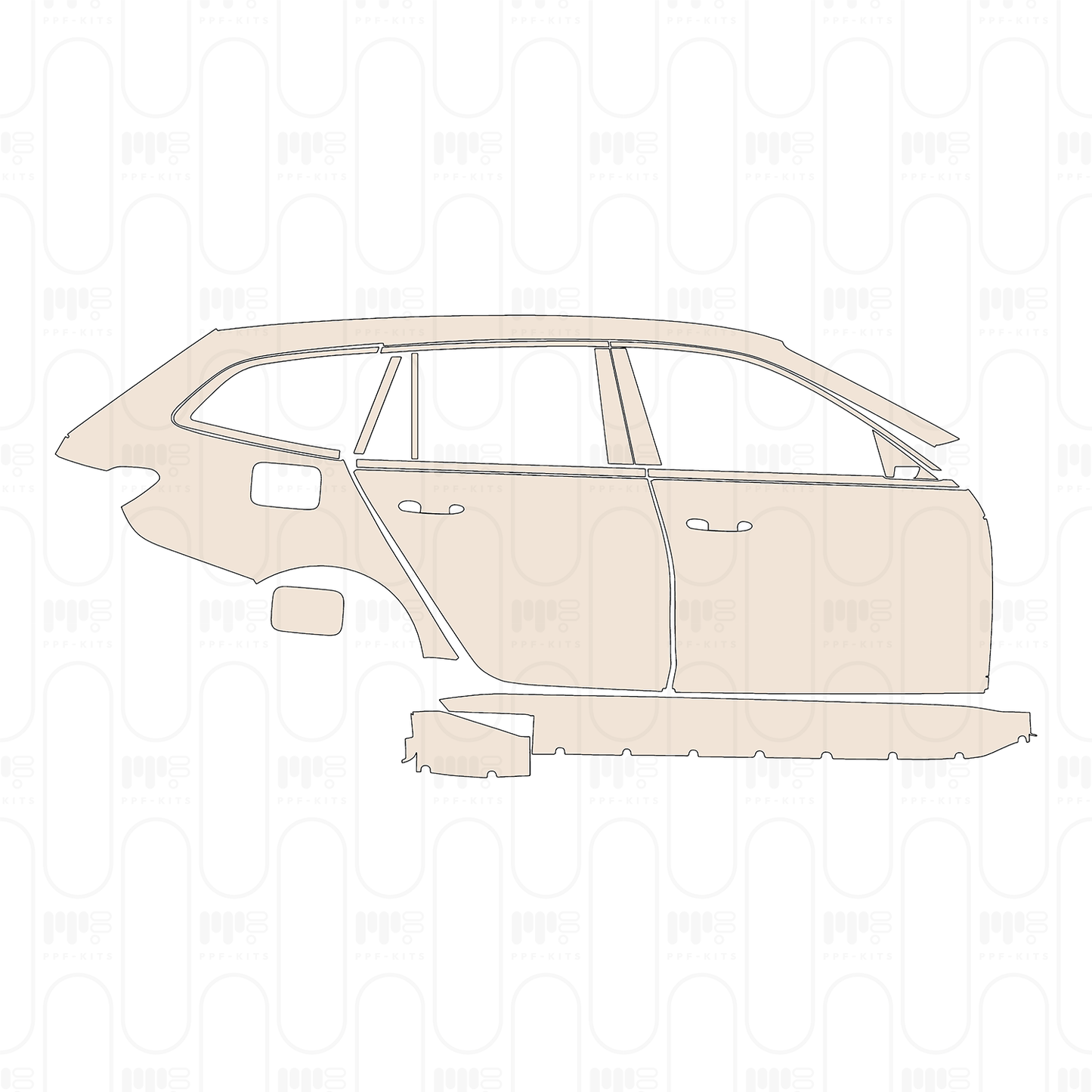 Pre-Cut PPF BMW 3 Series Touring M3 Competition 2025