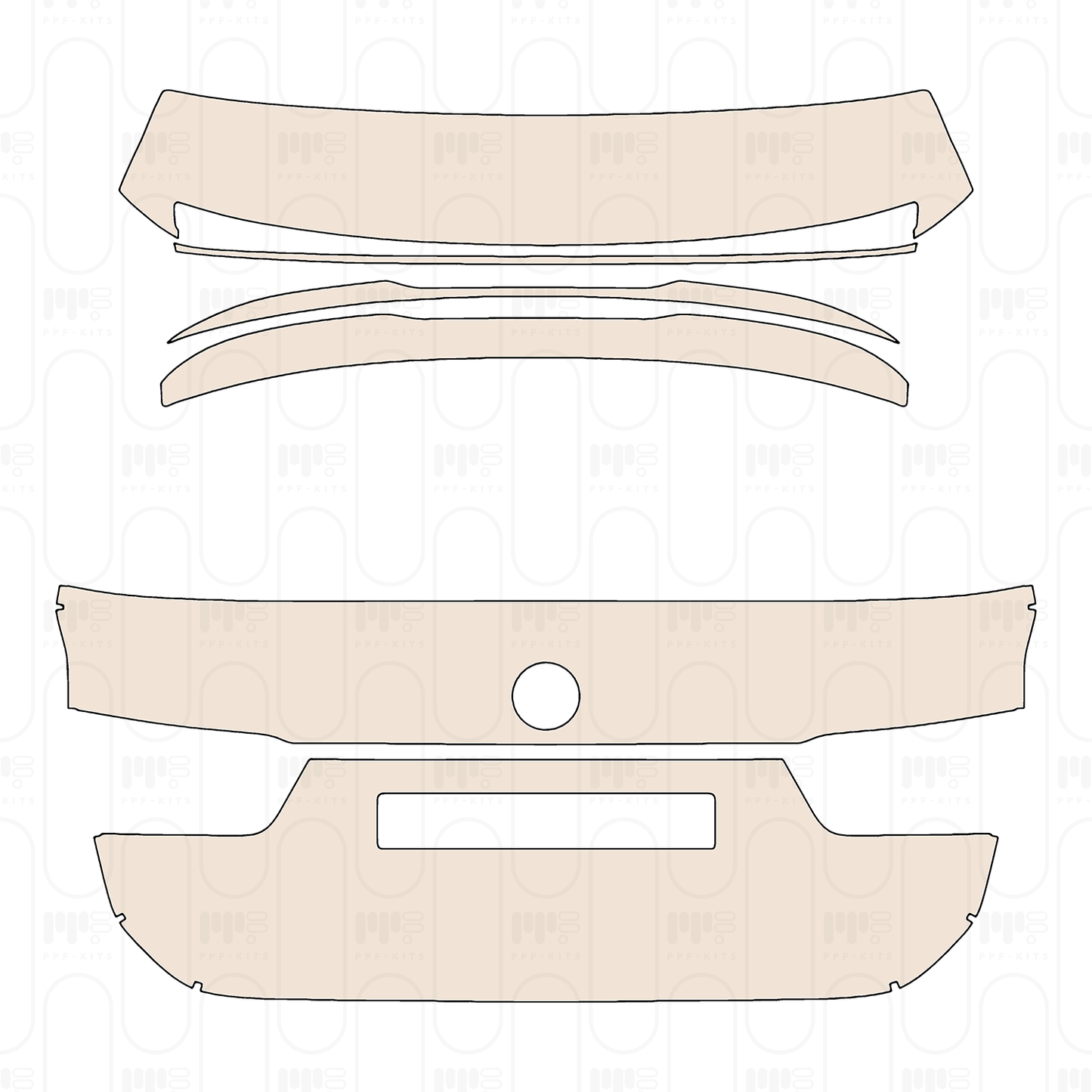 Pre-Cut PPF BMW 3 Series Touring M3 Competition 2025