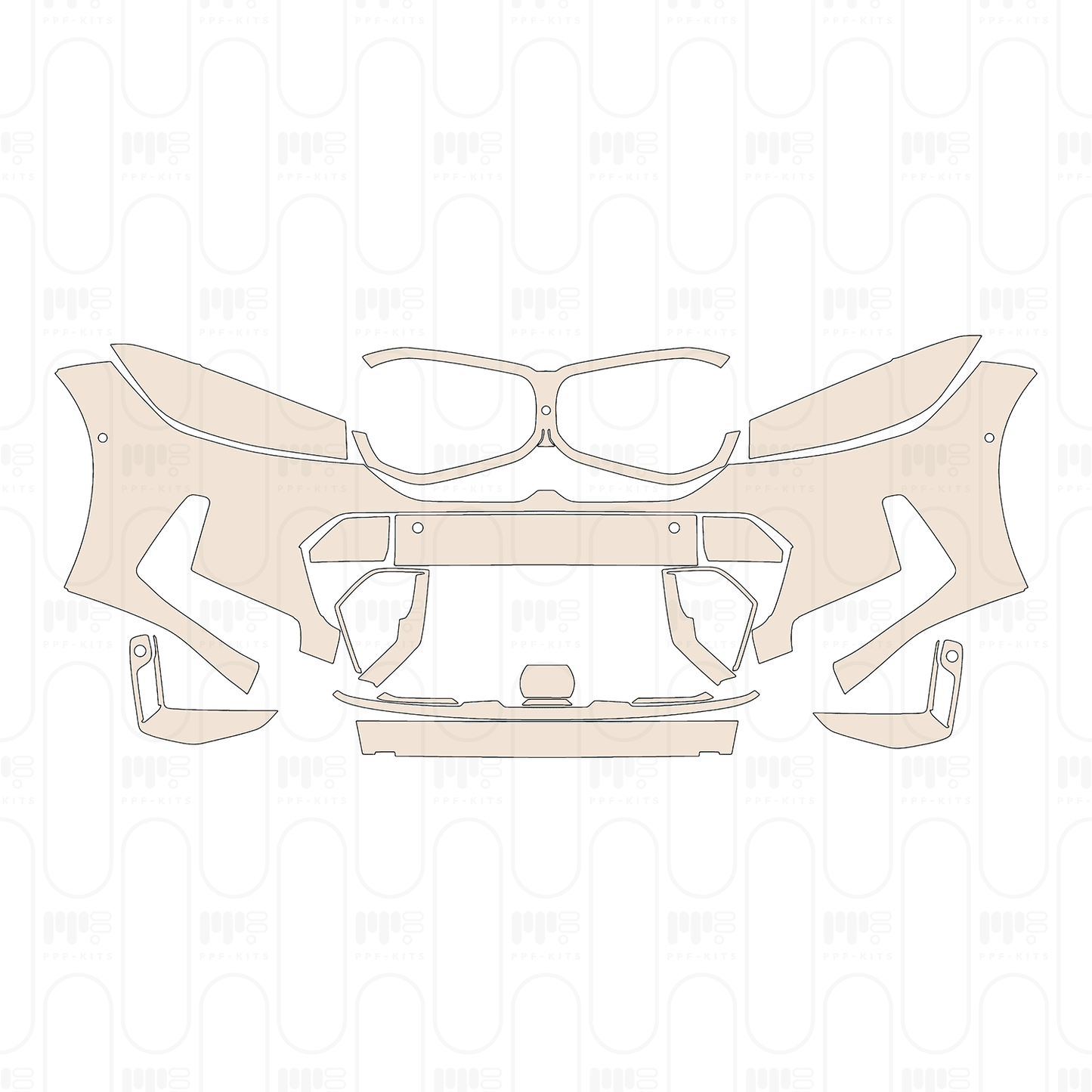 Pre-Cut PPF BMW 3 Series Touring M340i 2024