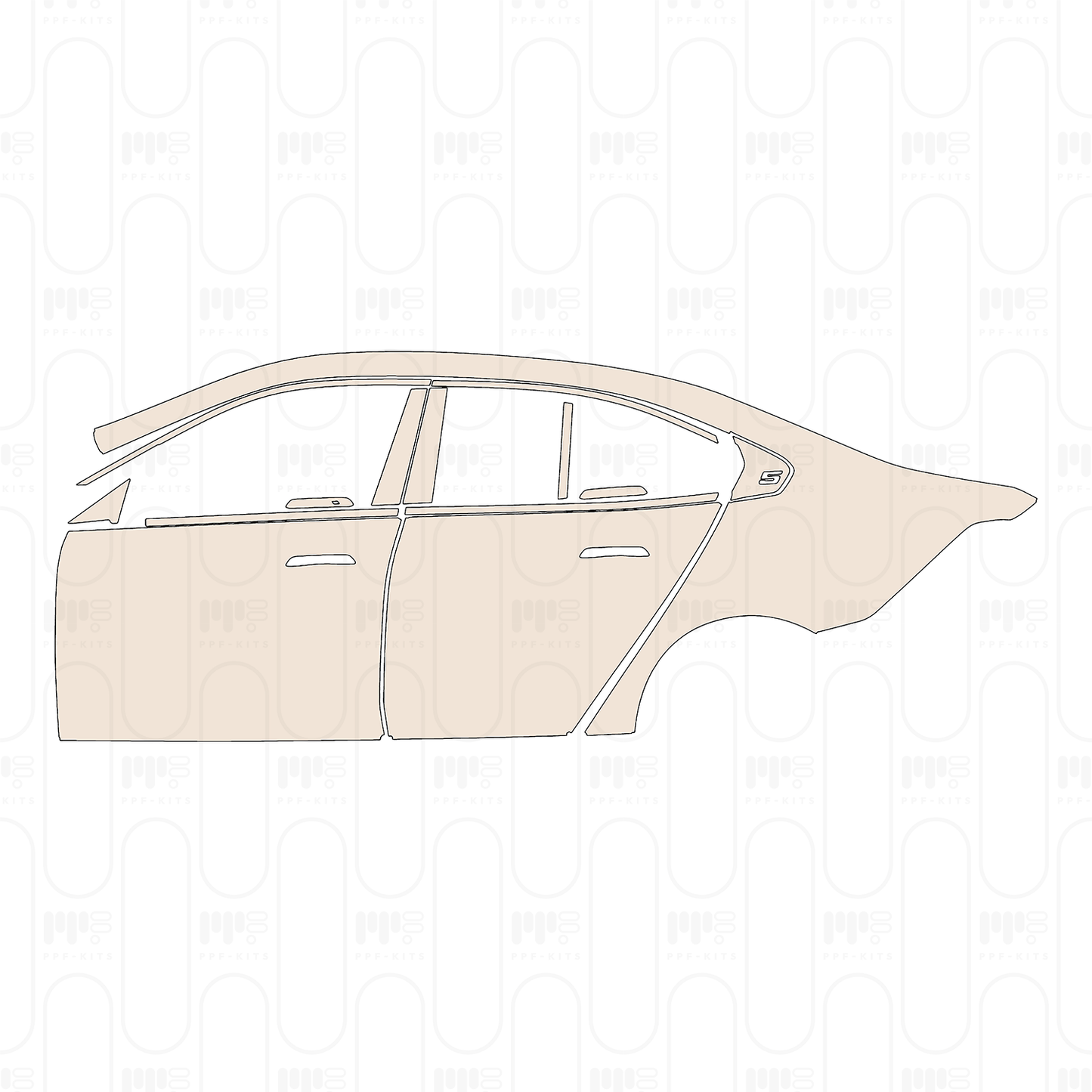 Pre-Cut PPF BMW i5 Sedan Standard Wheelbase Base 2025
