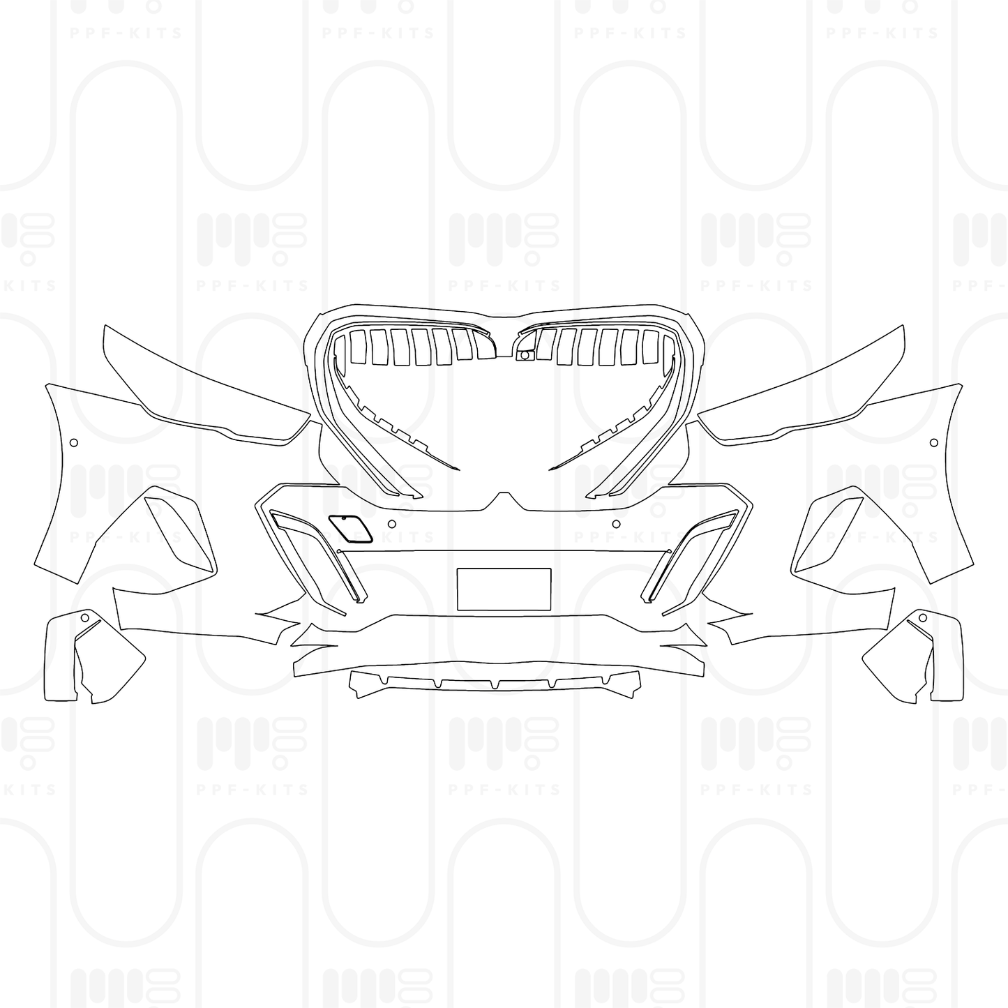 Pre-Cut PPF BMW i5 Sedan Extended Wheelbase M Sports Suit 2025
