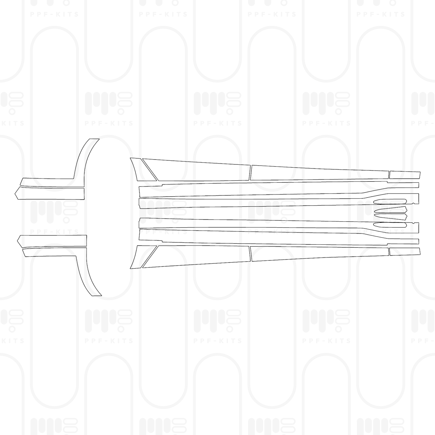 Pre-Cut PPF BMW i5 Sedan Extended Wheelbase M Sports Suit 2025