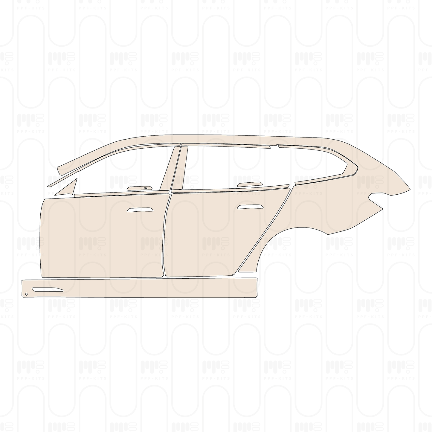 Pre-Cut PPF BMW 5 Series Touring M Sport 2025