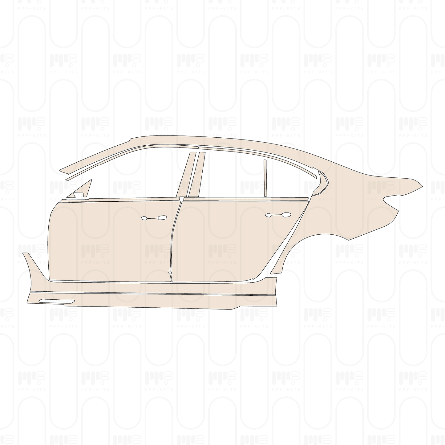 Pre-Cut PPF BMW i3 Extended Wheelbase 2024