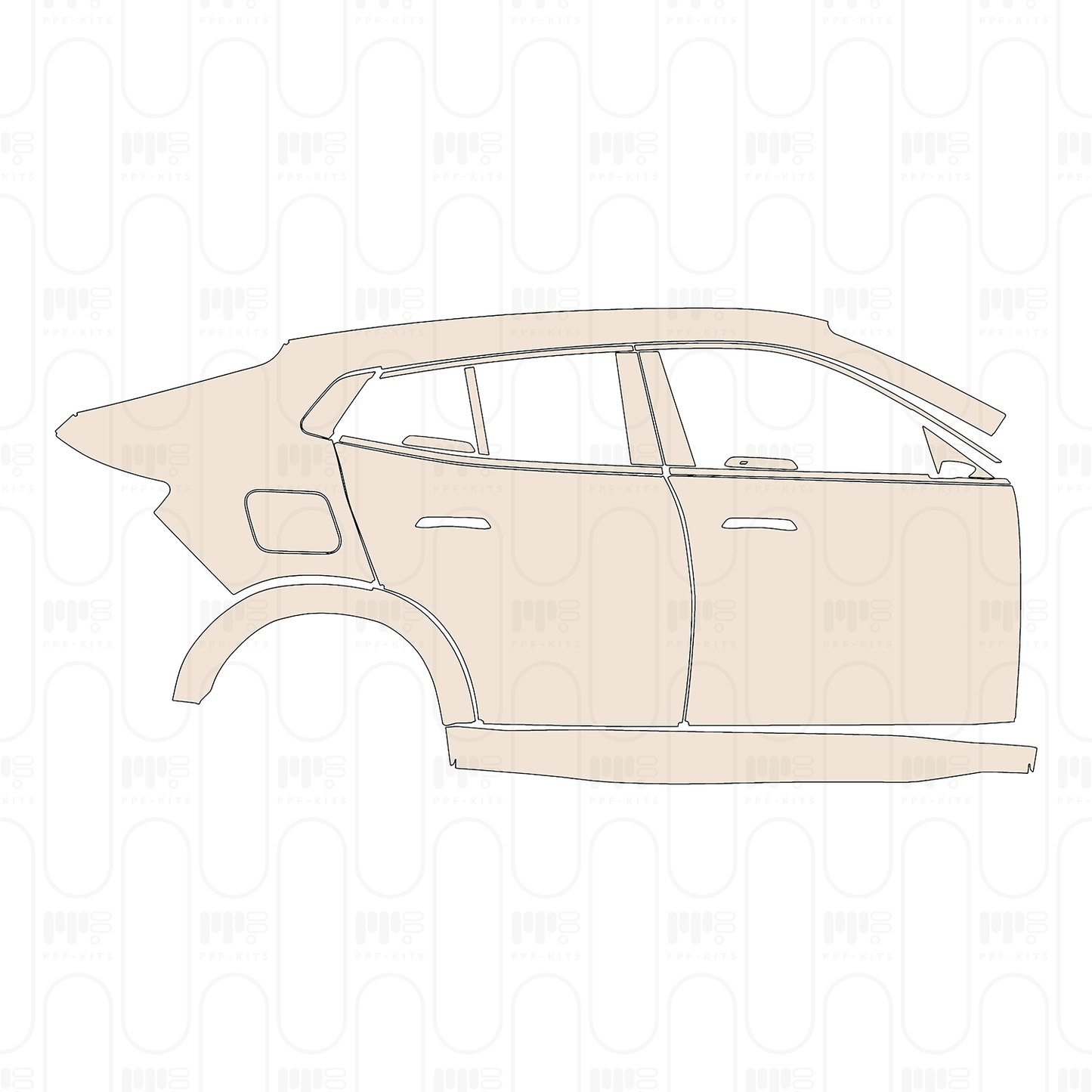 Pre-Cut PPF BMW X2 M35i 2024