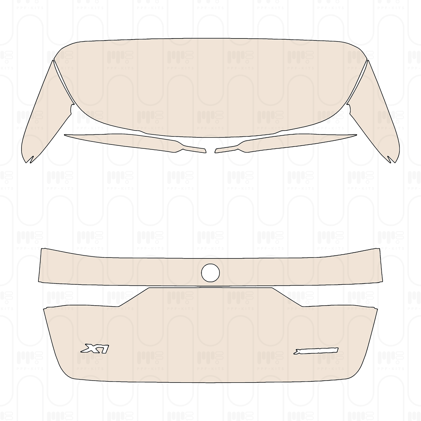 Pre-Cut PPF BMW X1 Standard Wheelbase M Sport 2024