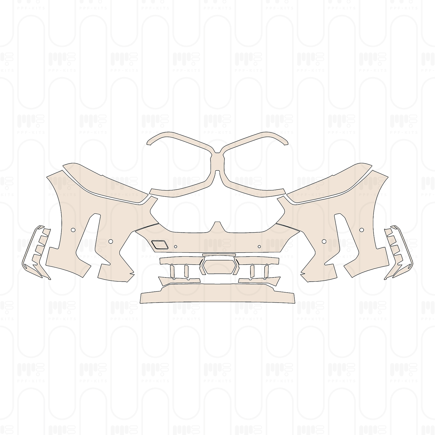 Pre-Cut PPF BMW X6 M Sport 2025