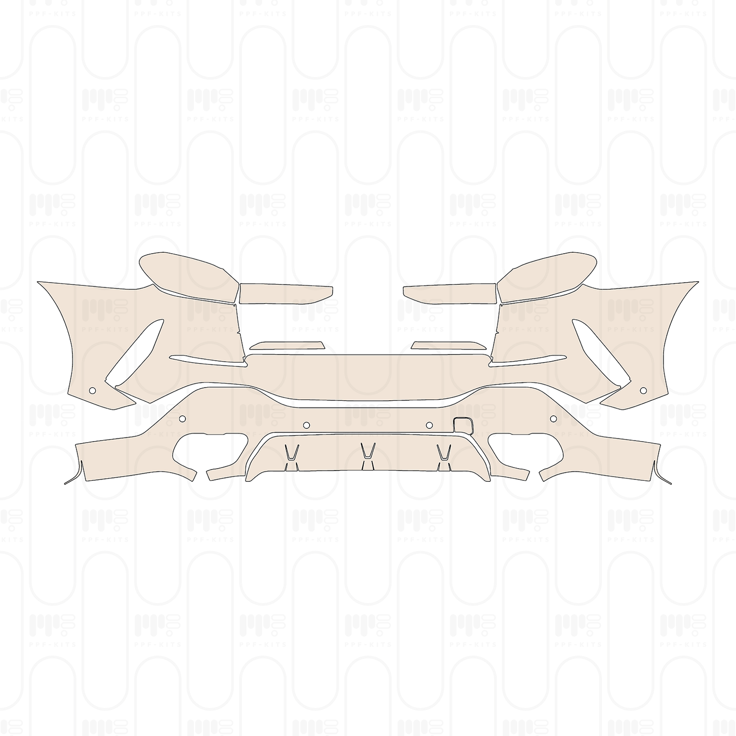 Pre-Cut PPF BMW X6 M Sport 2025