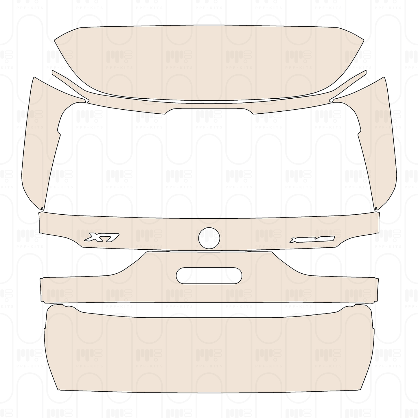 Pre-Cut PPF BMW X7 Luxury 2025