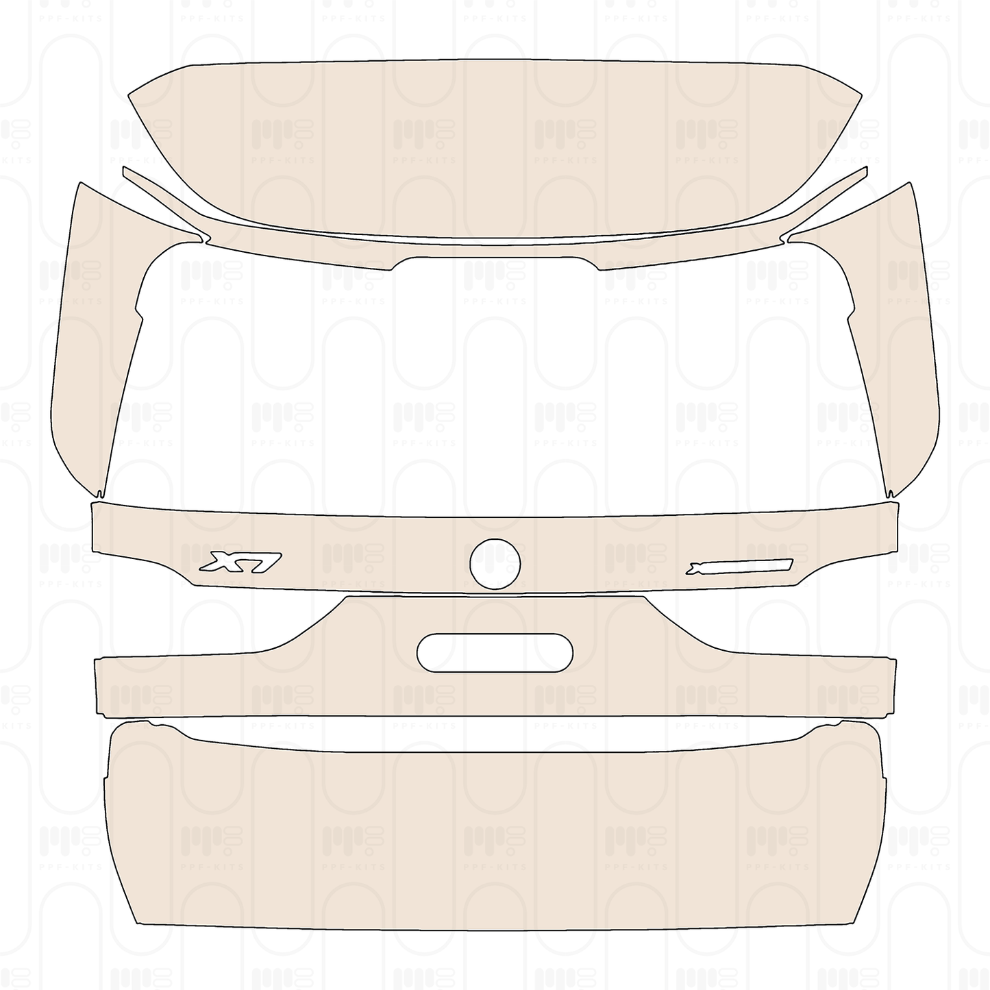 Pre-Cut PPF BMW X7 Luxury 2025