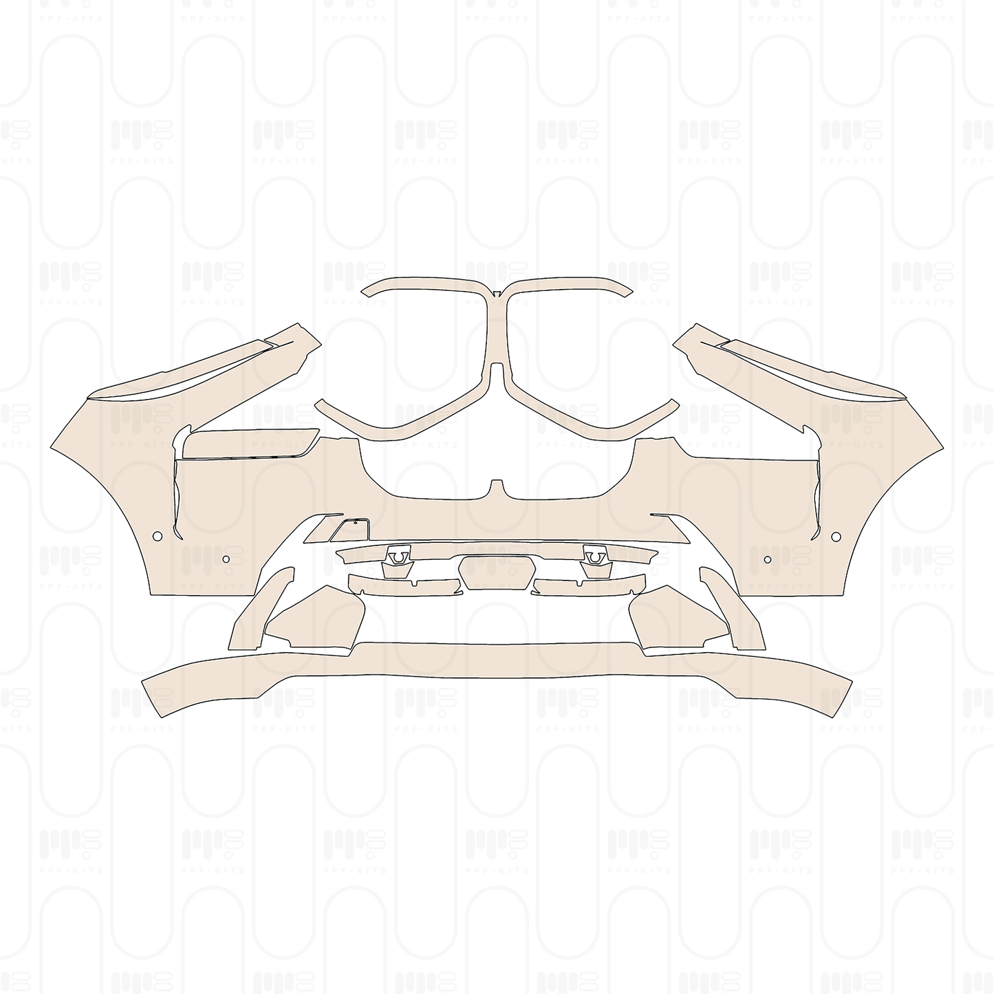Pre-Cut PPF BMW X7 Luxury 2025