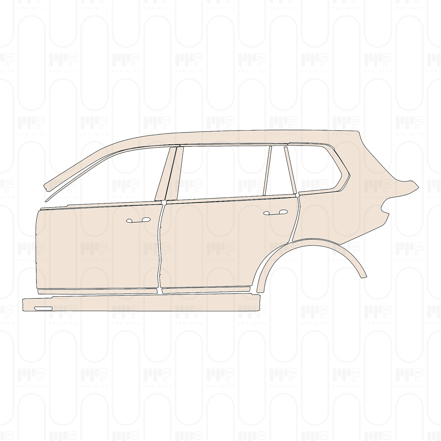 Pre-Cut PPF BMW X7 Luxury 2025