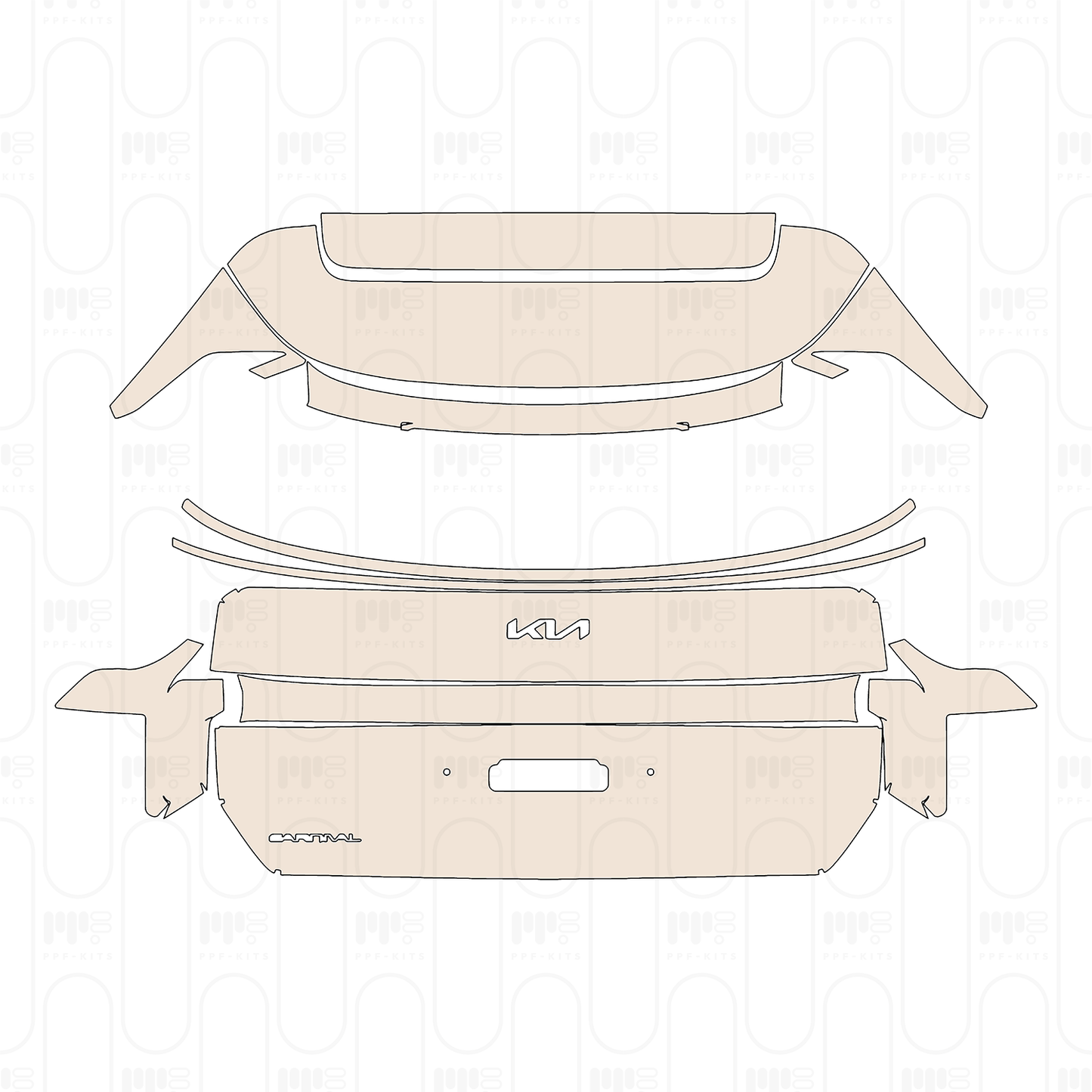 Pre-Cut PPF KIA Carnival (US) EX 2026