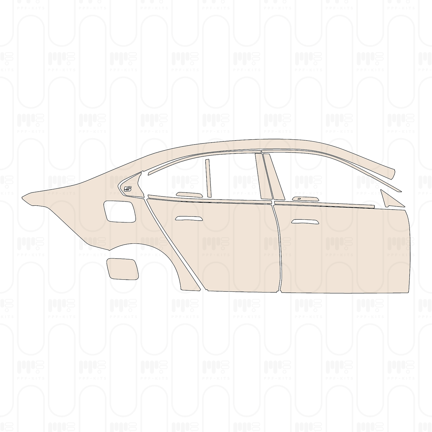 Pre-Cut PPF BMW 5 Series Sedan Standard Wheelbase Base 2026