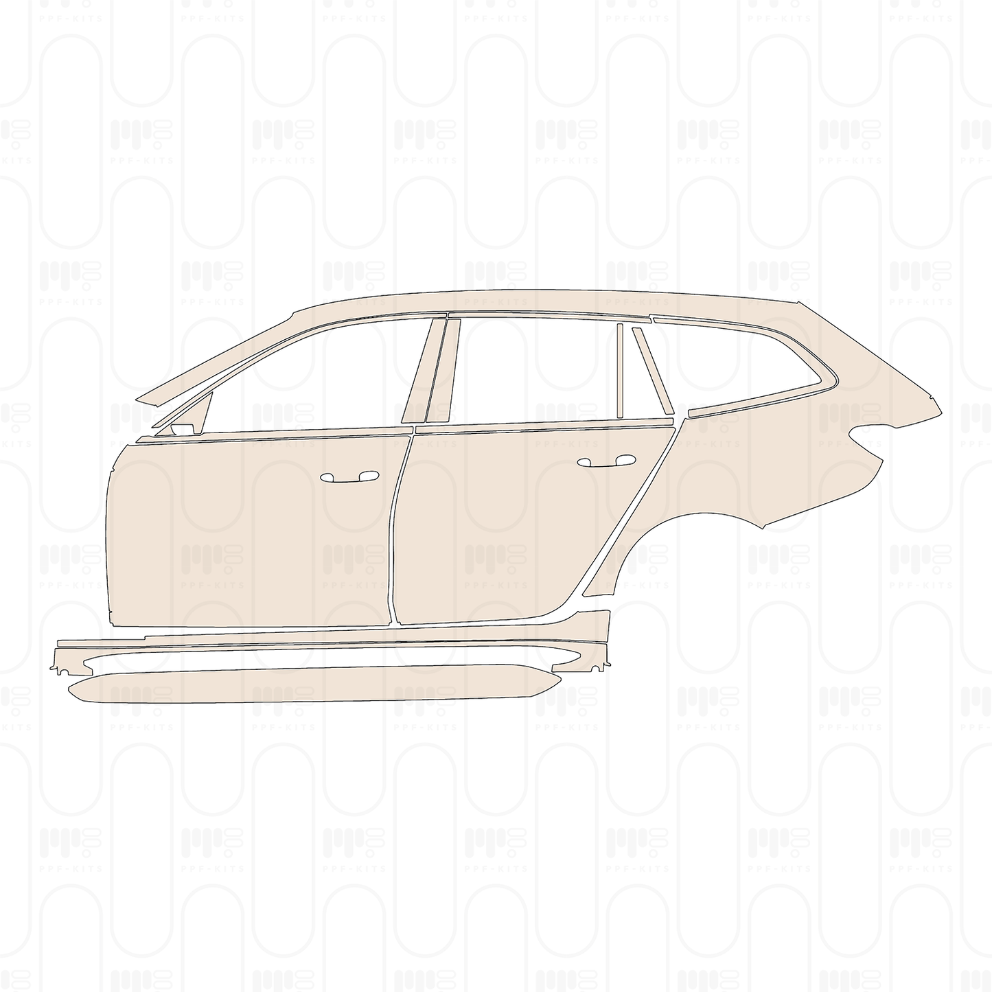 Pre-Cut PPF BMW 3 Series Touring M3 Competition 2026