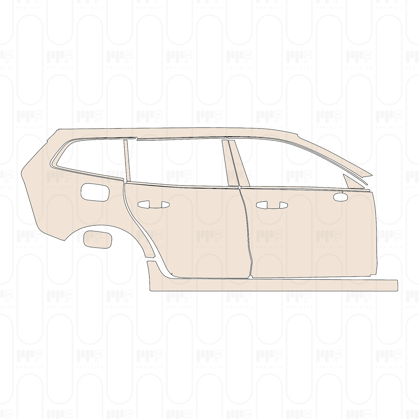 Pre-Cut PPF Volvo V60 Momentum 2026