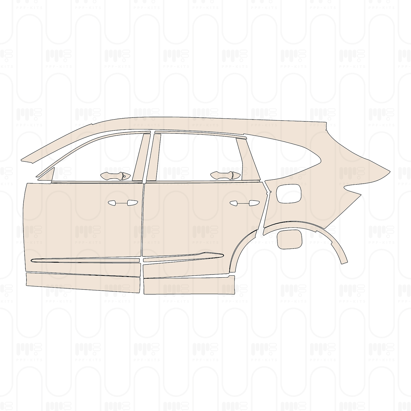 Pre-Cut PPF Acura MDX A-Spec 2022