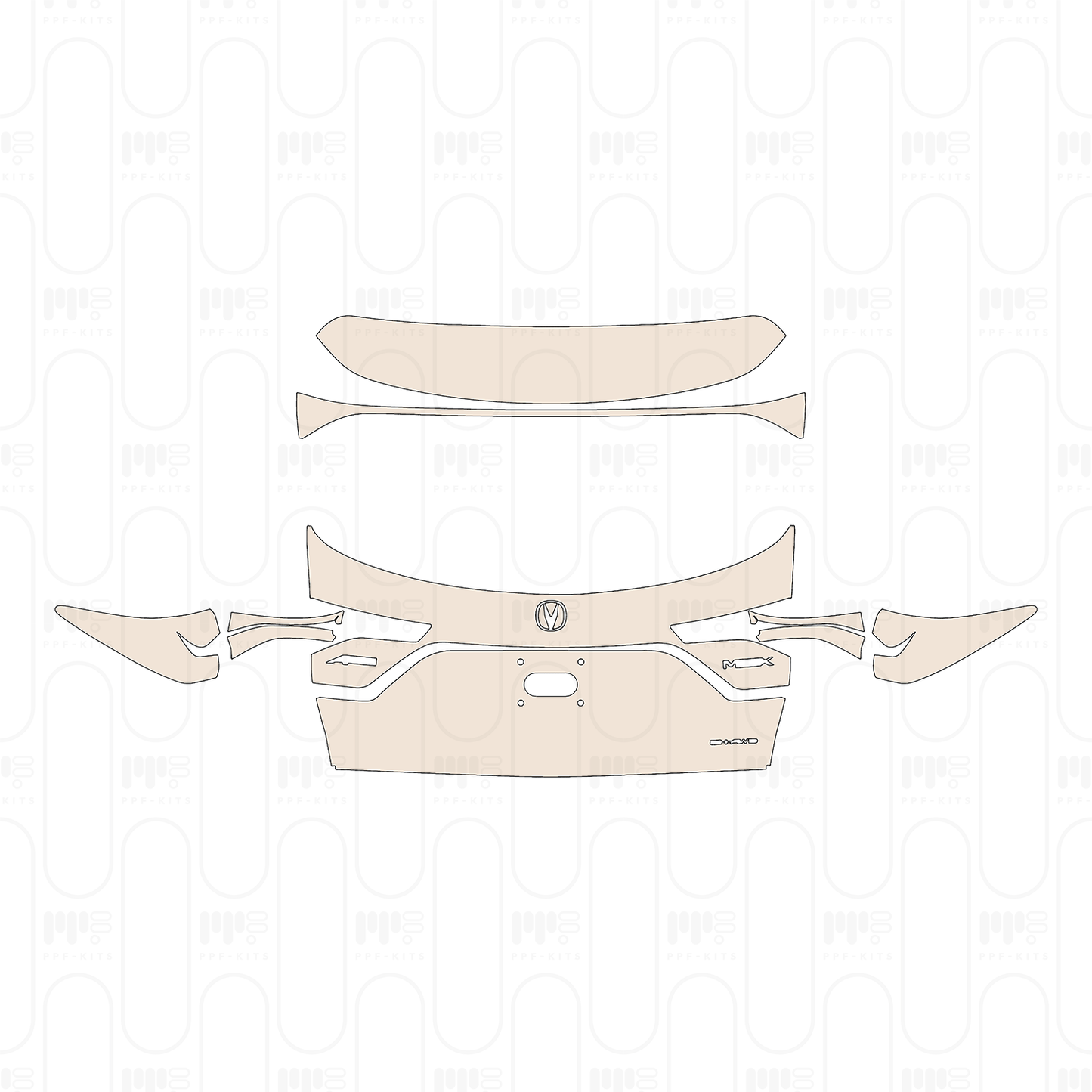 Pre-Cut PPF Acura MDX A-Spec 2022