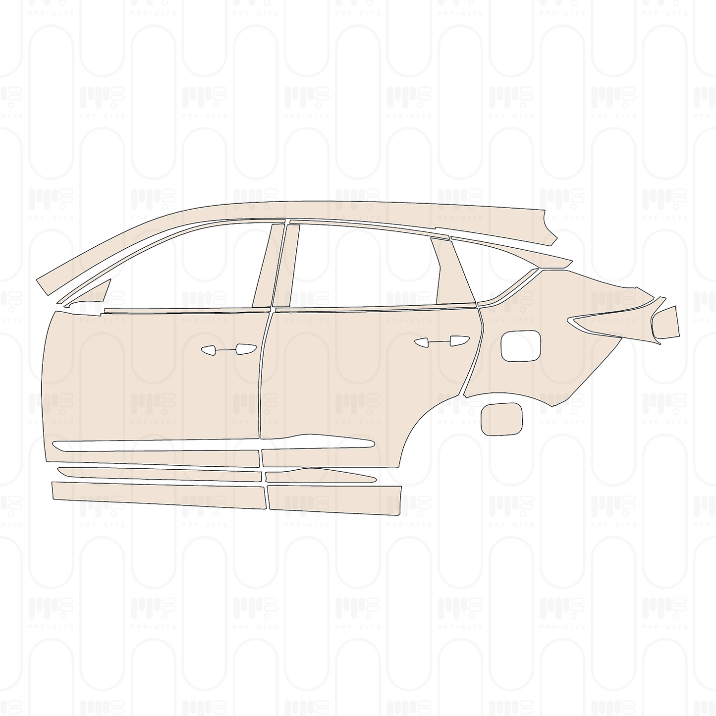 Pre-Cut PPF Acura RDX 2022