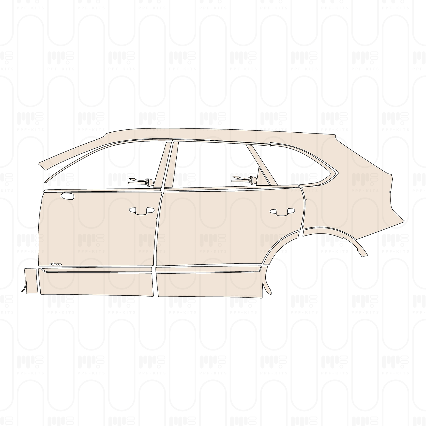 Pre-Cut PPF Bentley Bentayga Extended Wheelbase Azure 2023