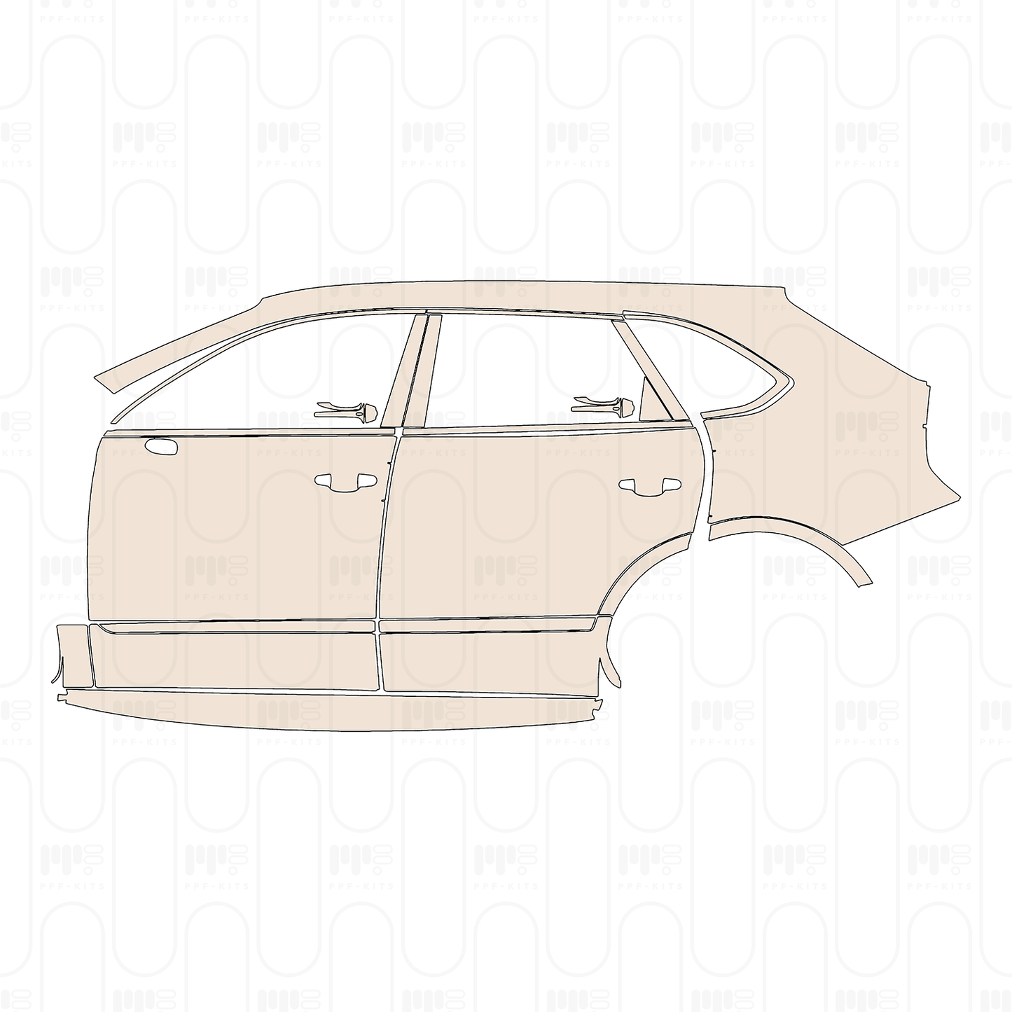 Pre-Cut PPF Bentley Bentayga Standard Wheelbase Speed 2022