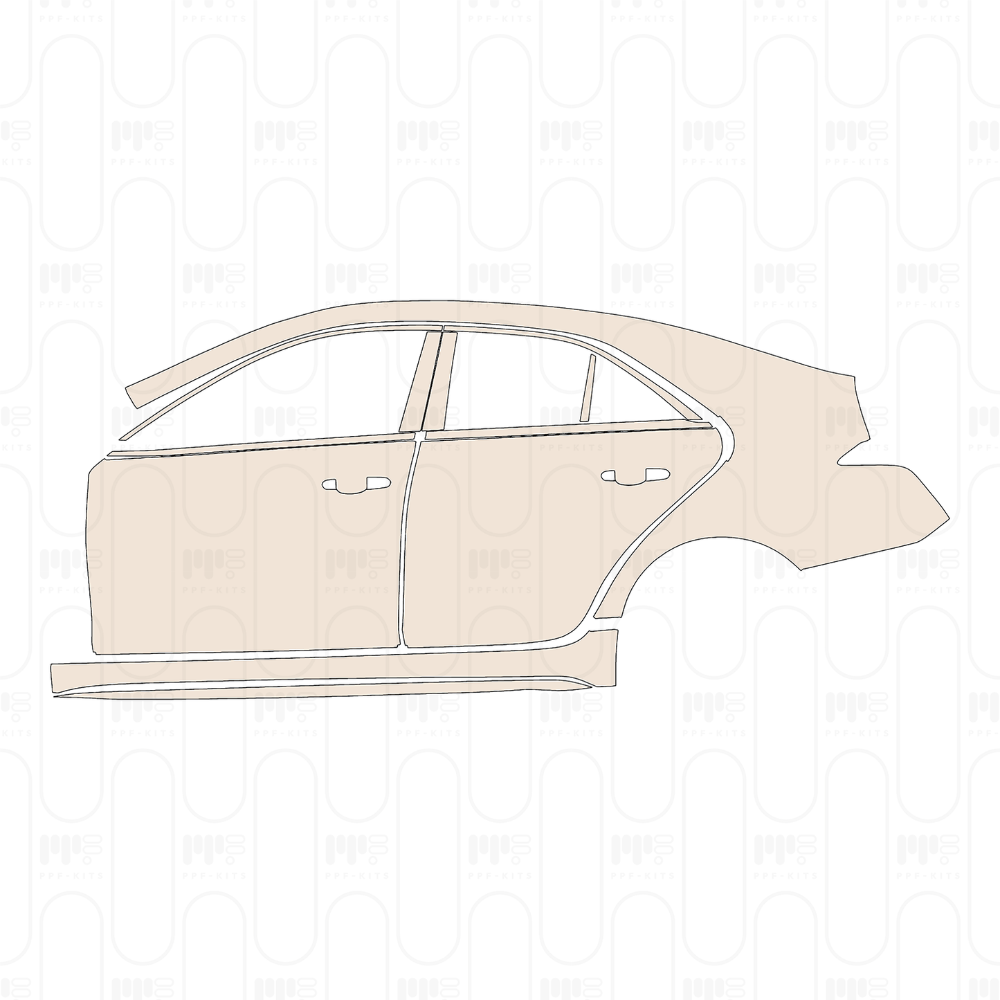 Pre-Cut PPF Cadillac CT4 Sport 2022