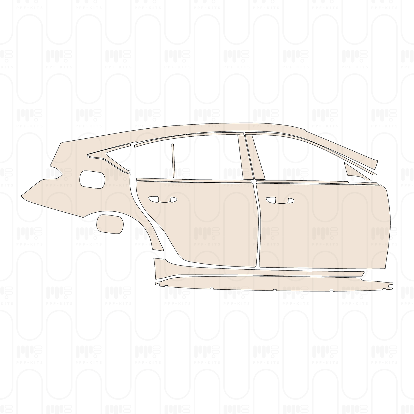 Pre-Cut PPF Cadillac CT5 V-Series Blakwing 2022