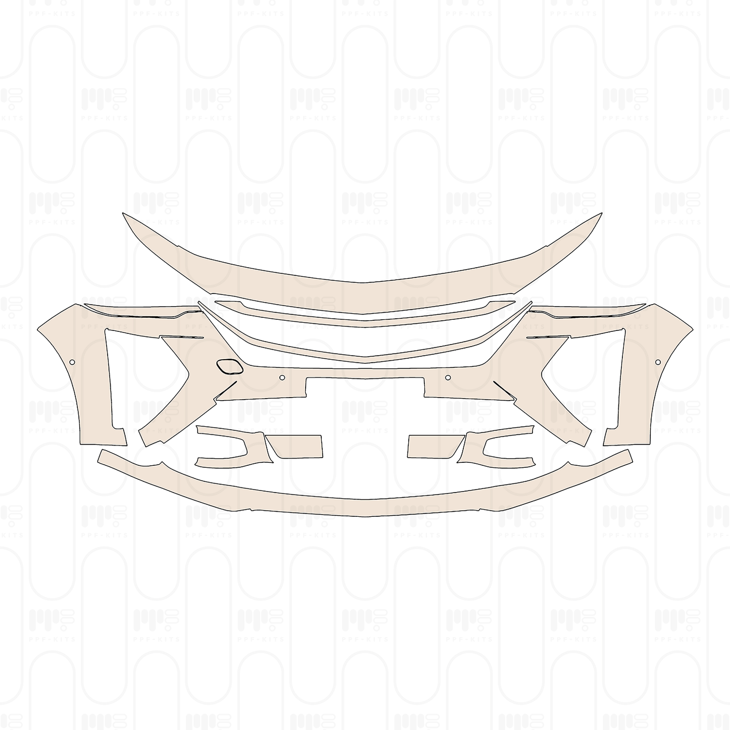 Pre-Cut PPF Cadillac CT6 2023