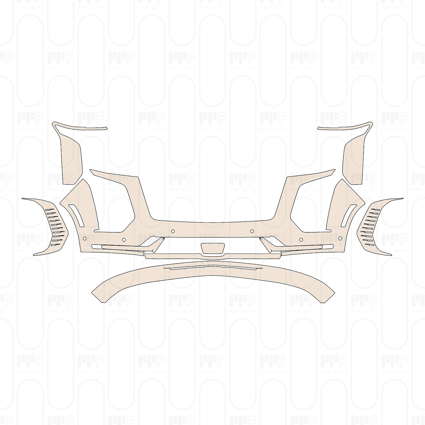 Pre-Cut PPF Cadillac Escalade Standard Wheelbase Luxury 2025