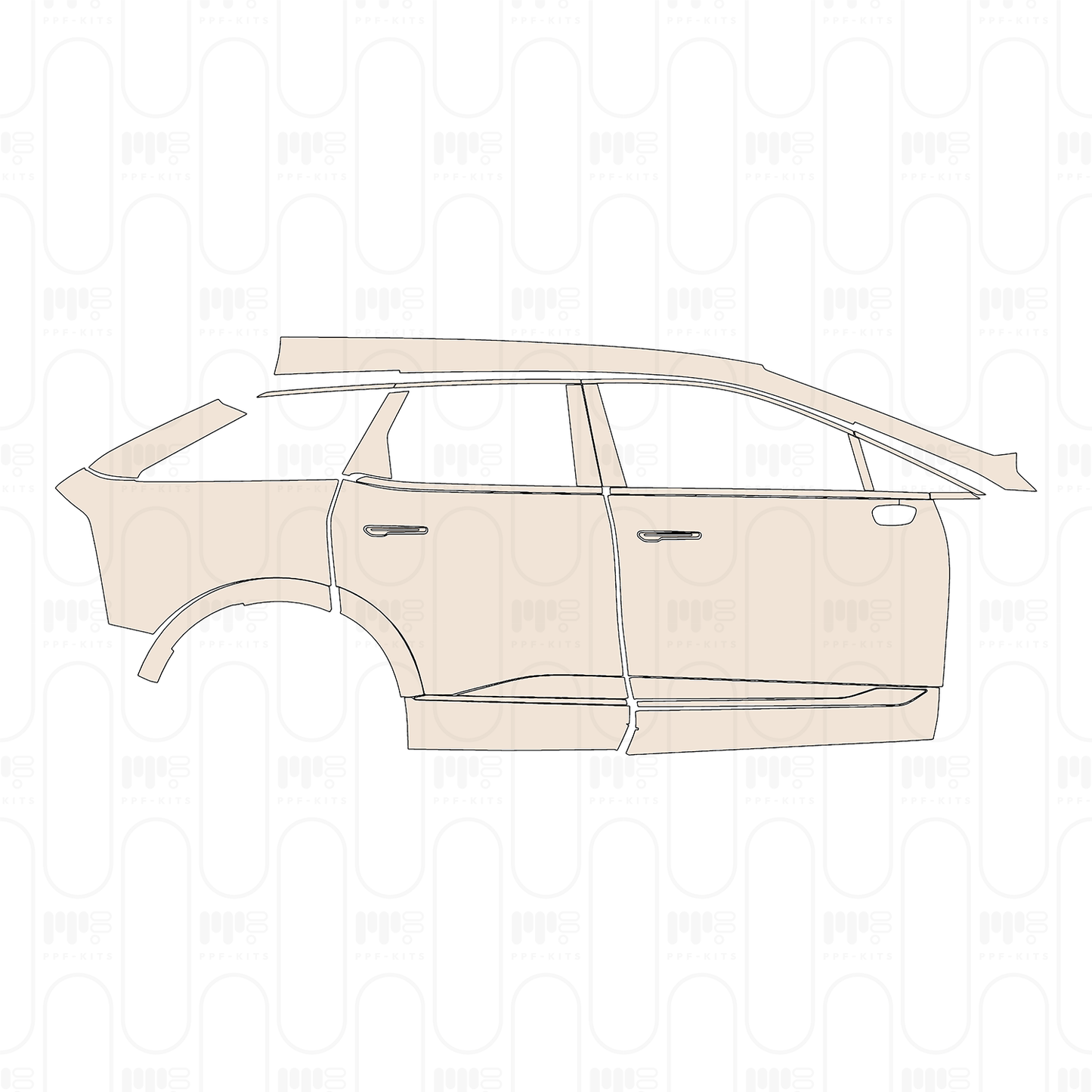 Pre-Cut PPF Cadillac OPTIQ 2024