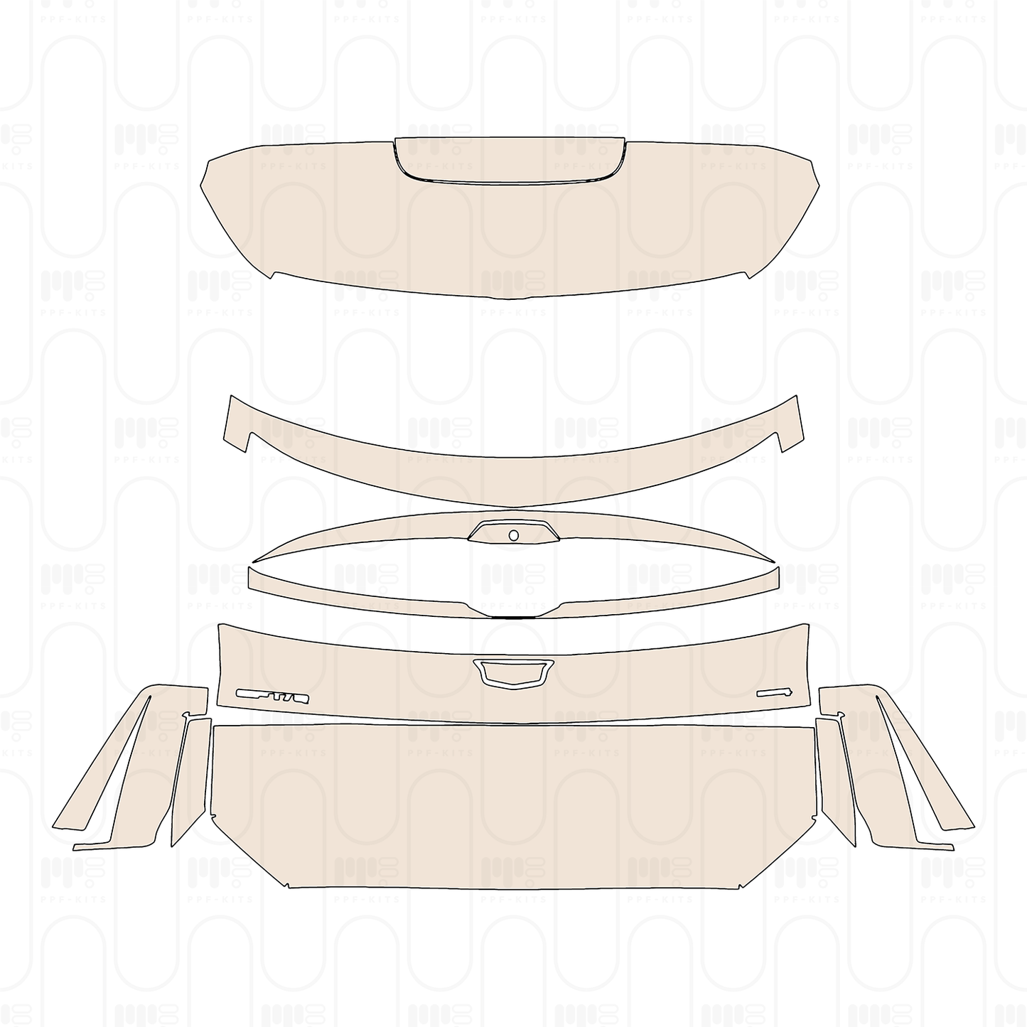 Pre-Cut PPF Cadillac OPTIQ 2024