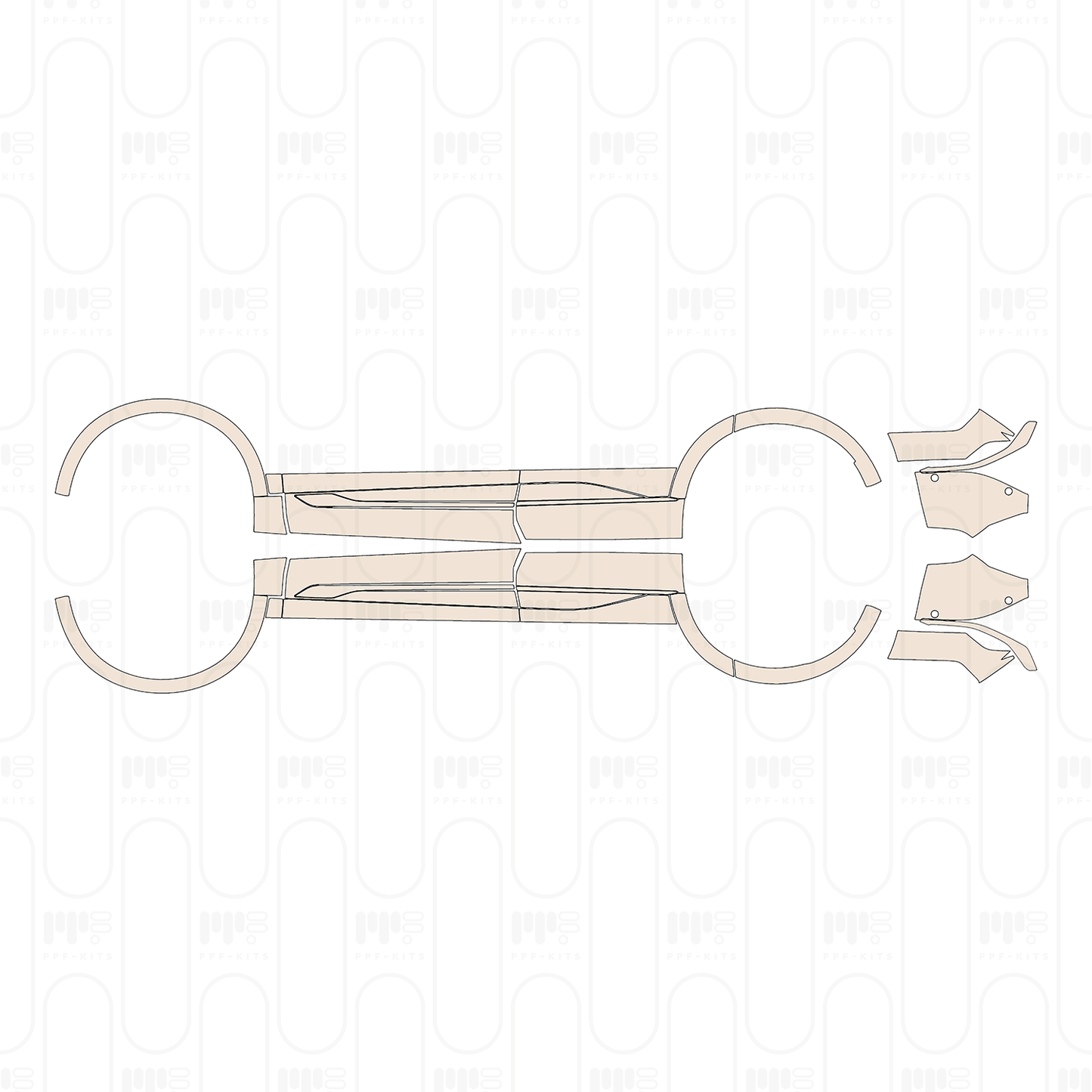 Pre-Cut PPF Cadillac OPTIQ 2024