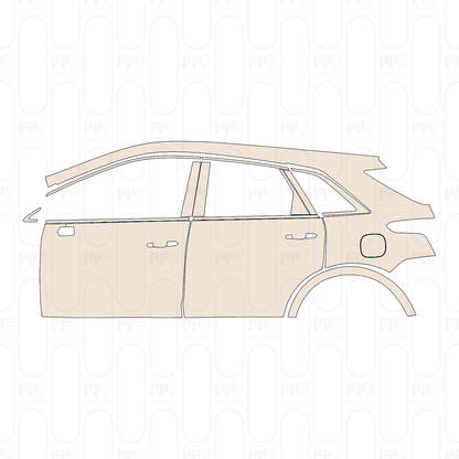 Pre-Cut PPF Cadillac XT5 (CN) 2022