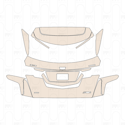 Pre-Cut PPF Cadillac XT5 (CN) 2022