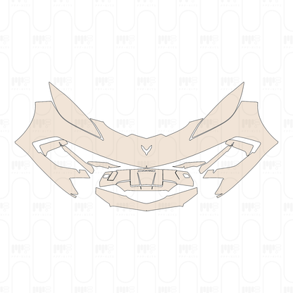 Pre-Cut PPF Chevrolet Corvette Stingray Convertible 2022