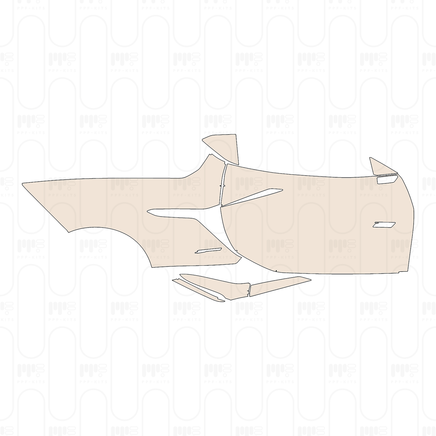 Pre-Cut PPF Chevrolet Corvette Z06 Convertible 2023